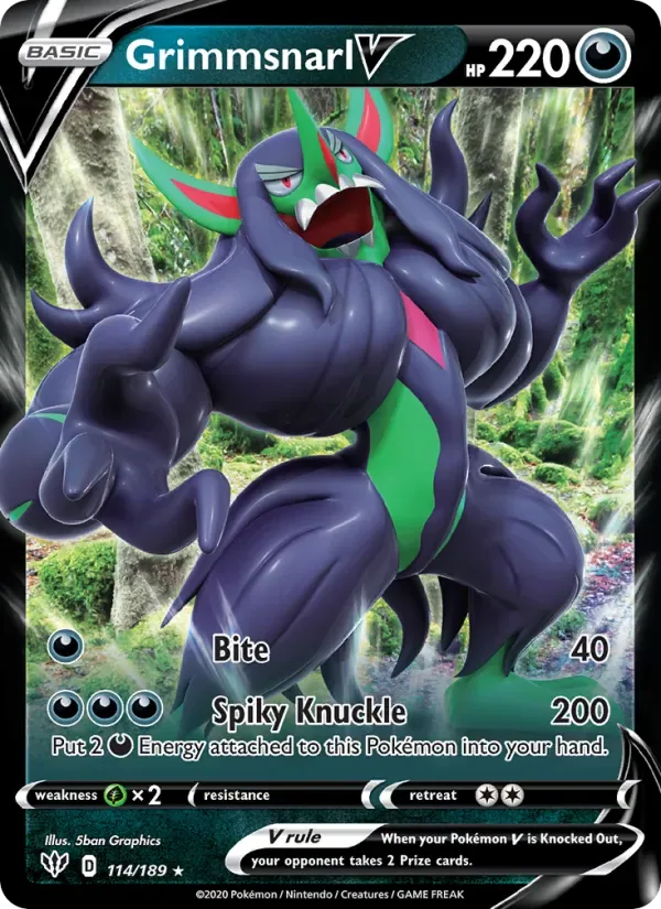 Grimmsnarl V, Darkness Ablaze