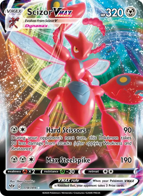 Scizor VMAX, Darkness Ablaze