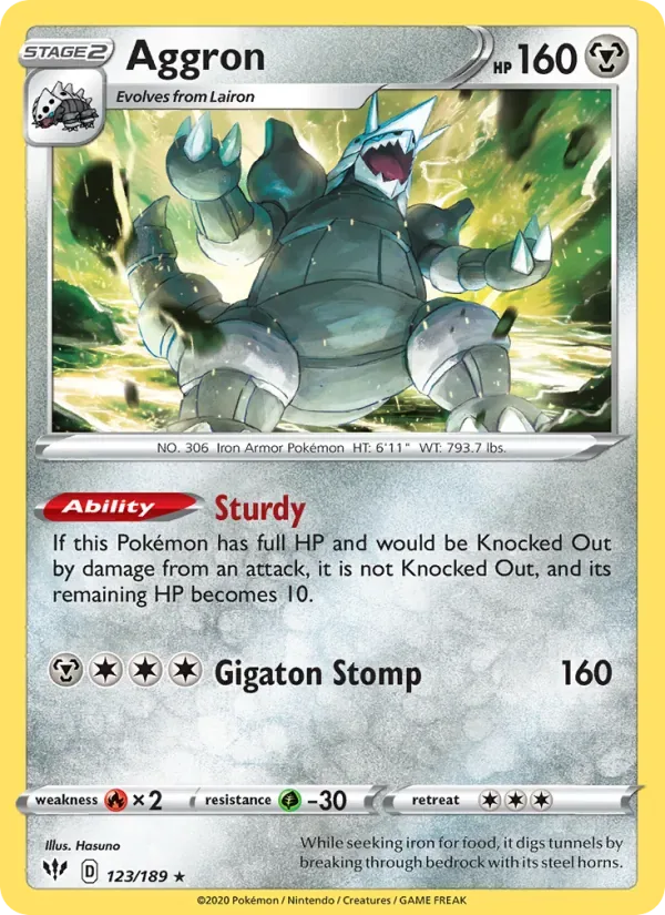 Aggron, Darkness Ablaze