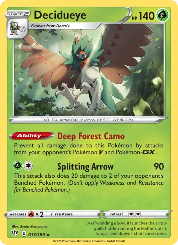 Decidueye, Darkness Ablaze