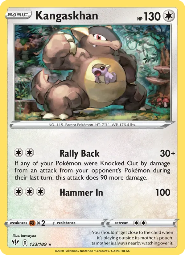 Kangaskhan, Darkness Ablaze