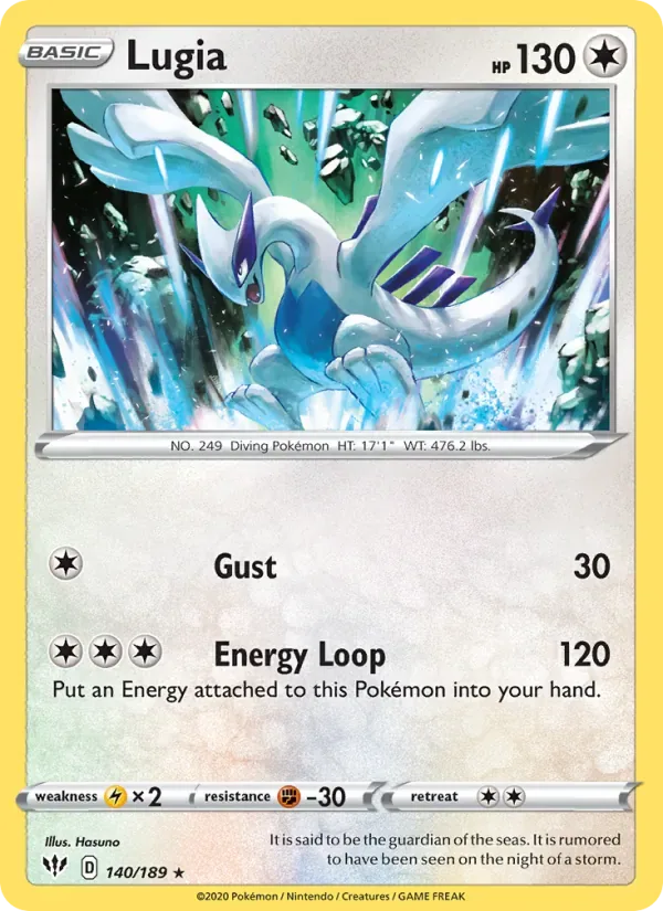 Lugia, Darkness Ablaze