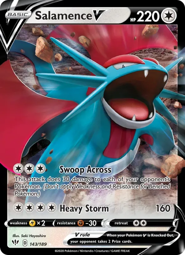 Salamence V, Darkness Ablaze