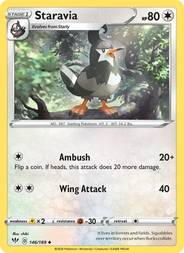 Staravia, Darkness Ablaze