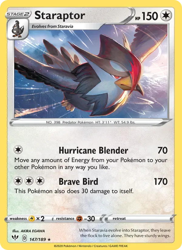 Staraptor, Darkness Ablaze