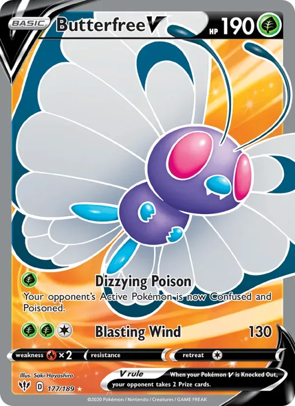 Butterfree V, Darkness Ablaze