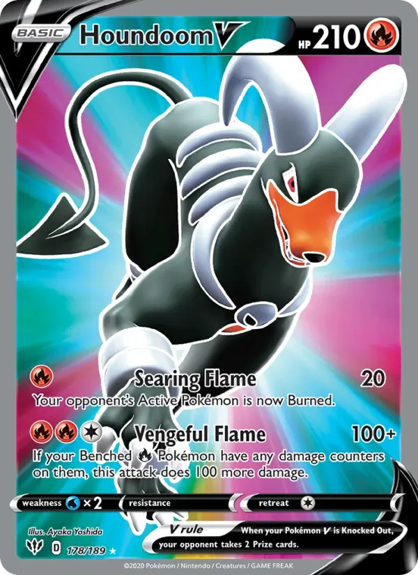 Houndoom V, Darkness Ablaze
