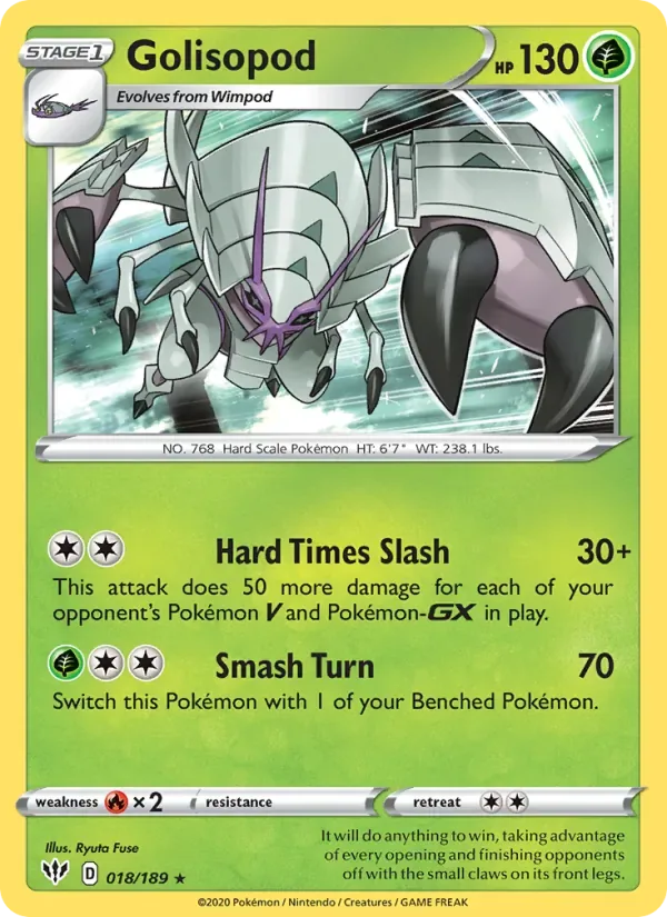 Golisopod, Darkness Ablaze