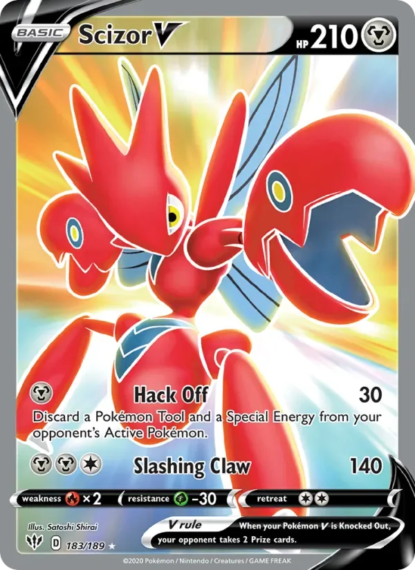 Scizor V, Darkness Ablaze