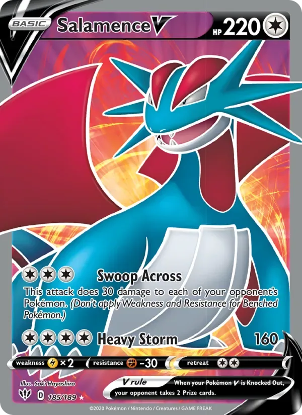 Salamence V, Darkness Ablaze