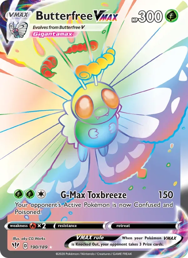 Butterfree VMAX, Darkness Ablaze