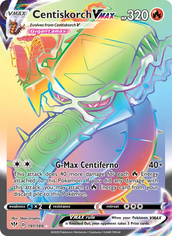 Centiskorch VMAX, Darkness Ablaze