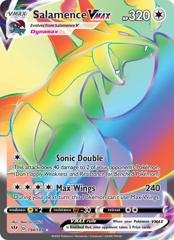 Salamence VMAX, Darkness Ablaze