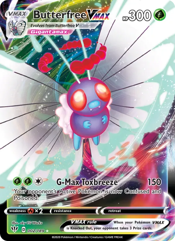 Butterfree VMAX, Darkness Ablaze