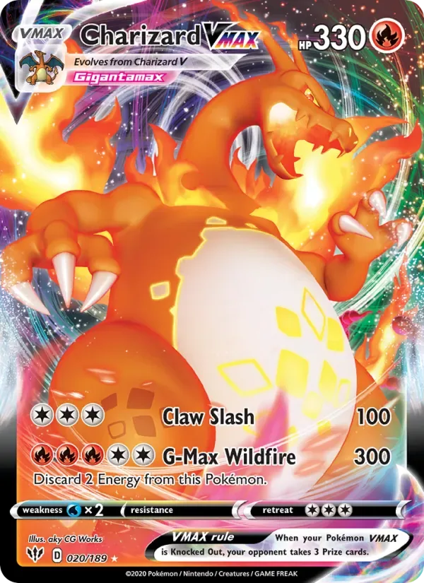 Charizard VMAX, Darkness Ablaze