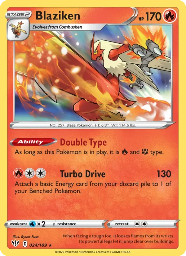 Blaziken, Darkness Ablaze