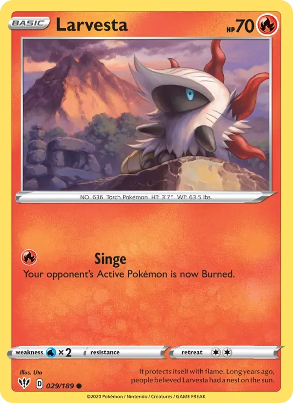 Larvesta, Darkness Ablaze