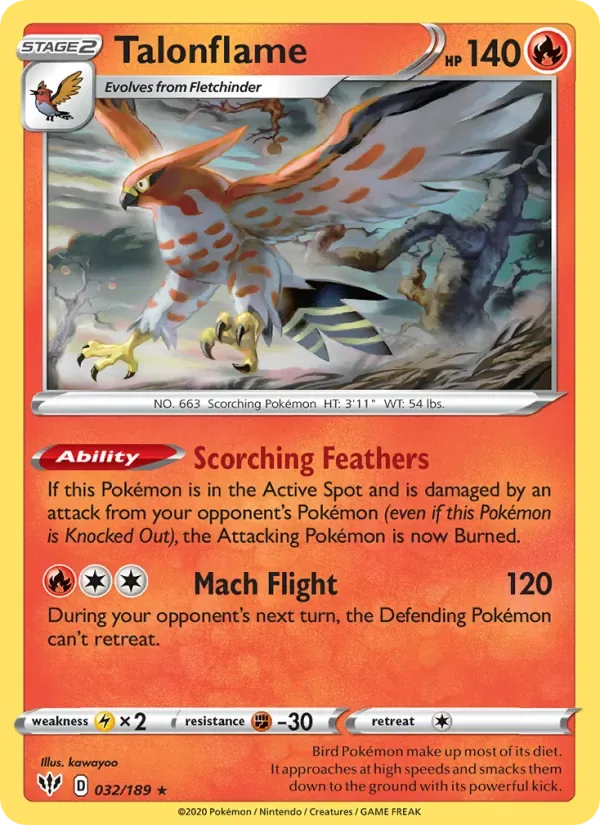 Talonflame, Darkness Ablaze