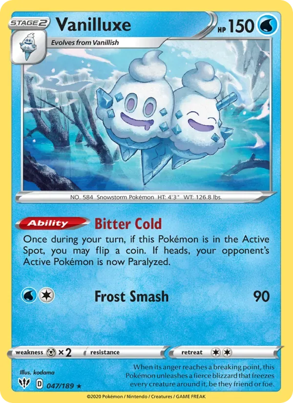 Vanilluxe, Darkness Ablaze