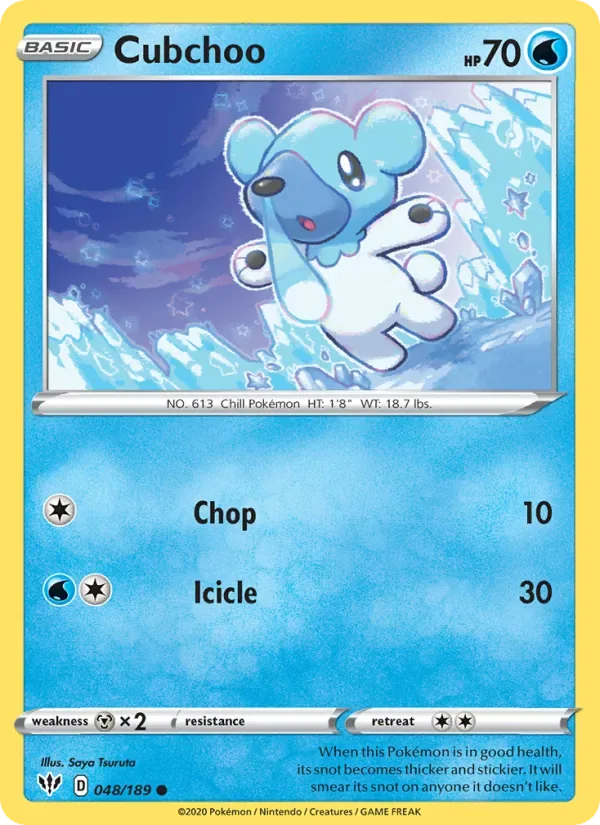 Cubchoo, Darkness Ablaze