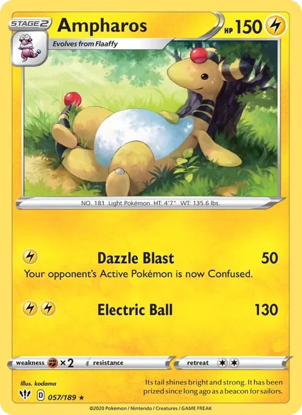 Ampharos, Darkness Ablaze