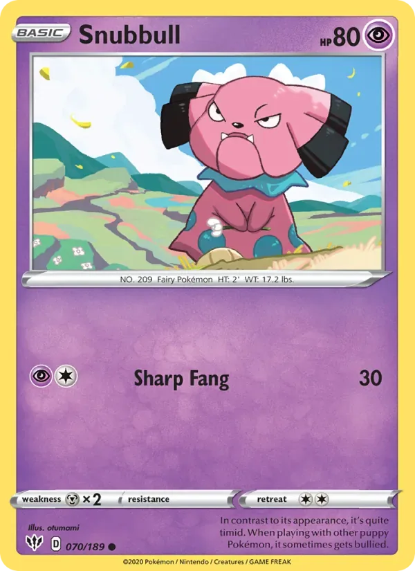 Snubbull, Darkness Ablaze