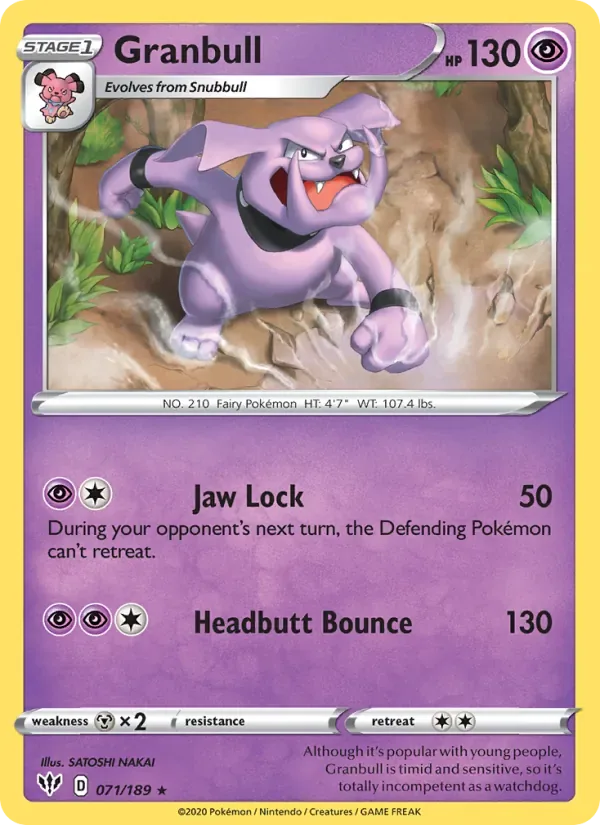 Granbull, Darkness Ablaze