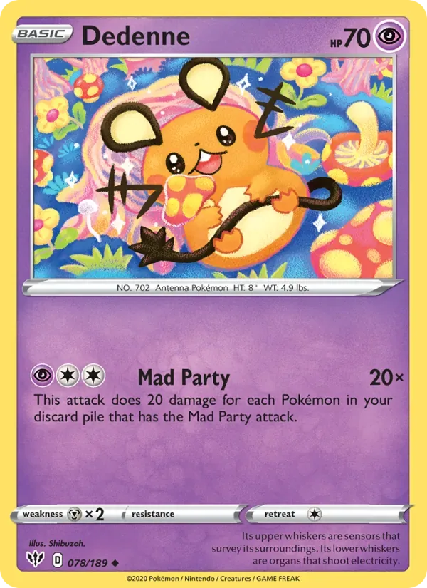 Dedenne, Darkness Ablaze