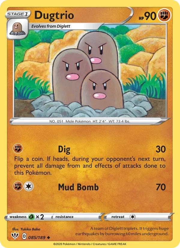Dugtrio, Darkness Ablaze