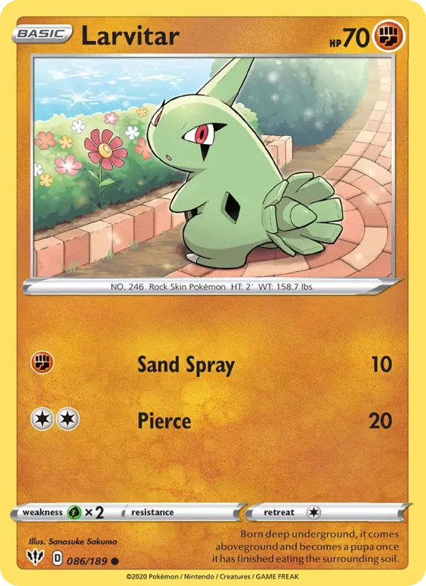 Larvitar, Darkness Ablaze
