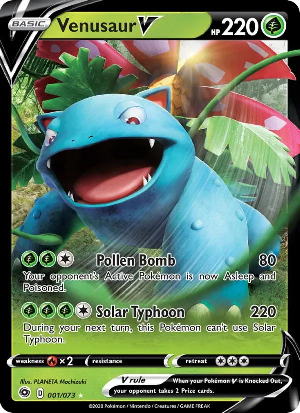 Venusaur V, Champion's Path