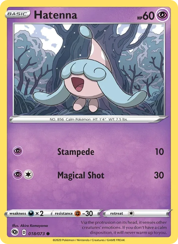 Hatenna, Champion's Path