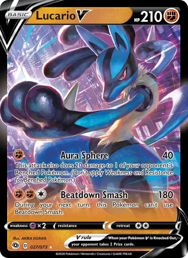 Lucario V, Champion's Path