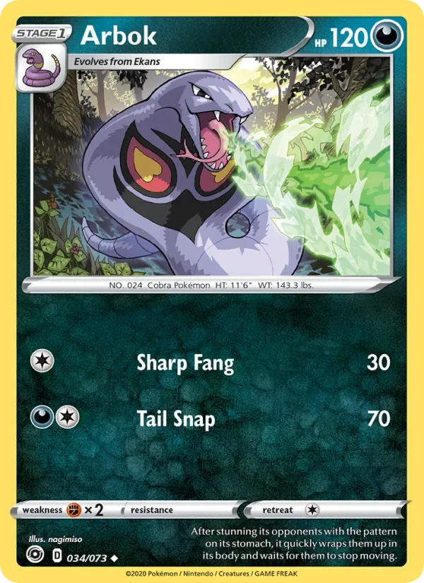 Arbok, Champion's Path