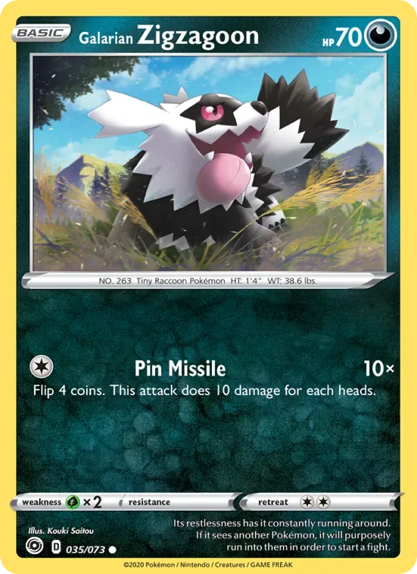 Galarian Zigzagoon, Champion's Path