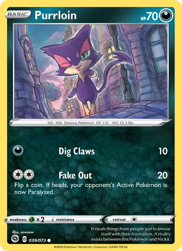 Purrloin, Champion's Path