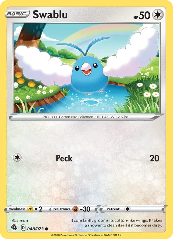 Swablu, Champion's Path