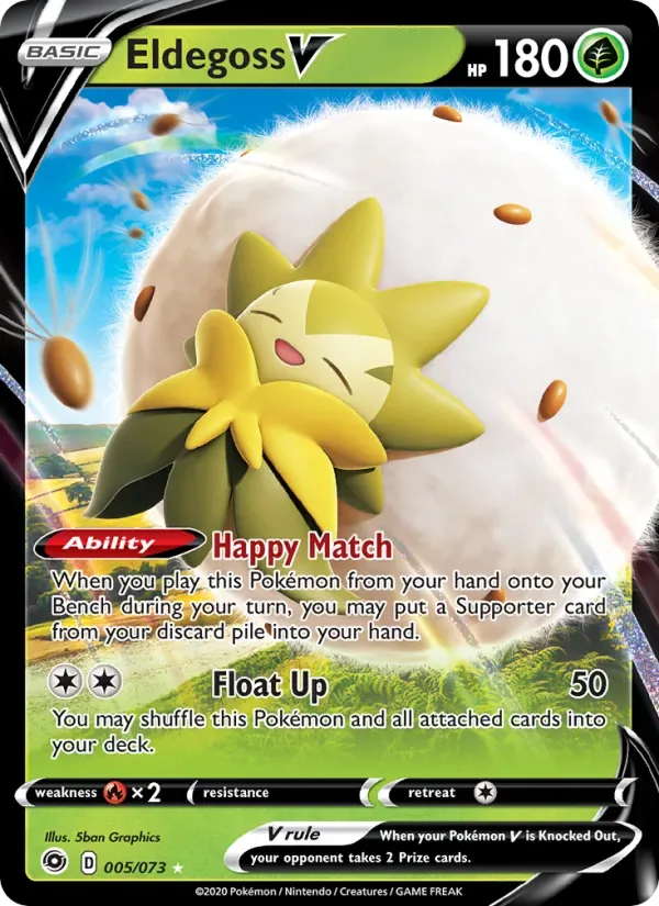 Eldegoss V, Champion's Path