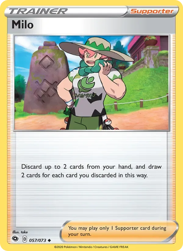 Milo, Champion's Path