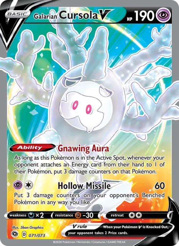 Galarian Cursola V, Champion's Path