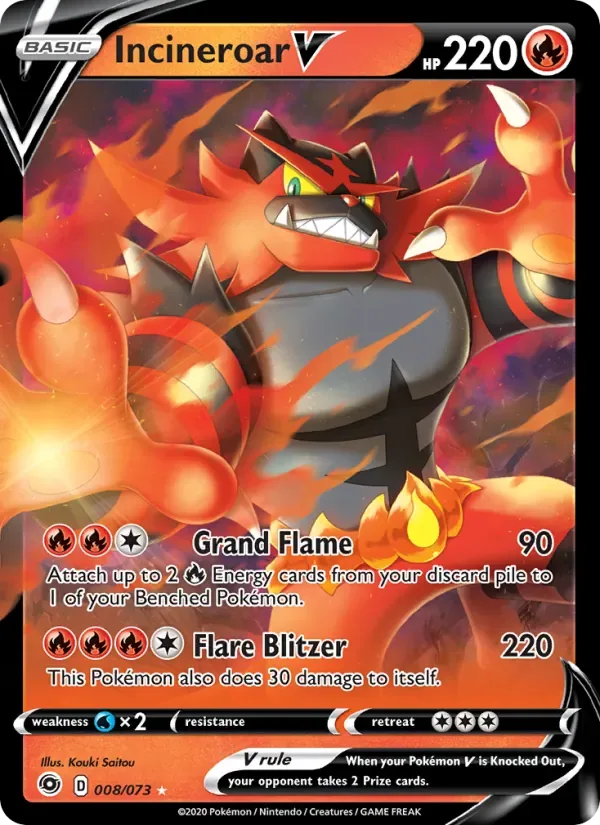 Incineroar V, Champion's Path