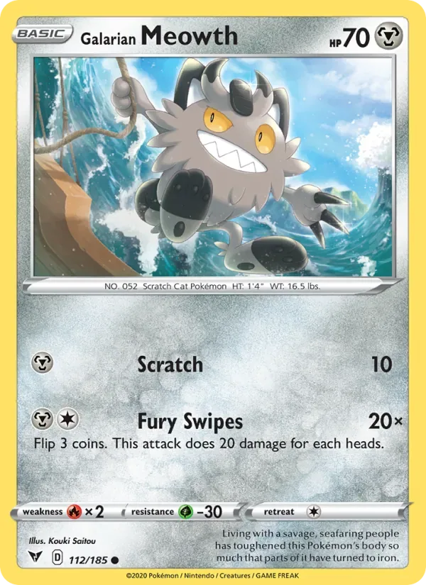 Galarian Meowth, Vivid Voltage