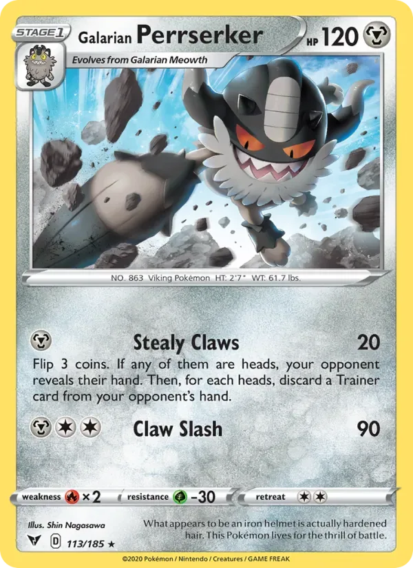 Galarian Perrserker, Vivid Voltage