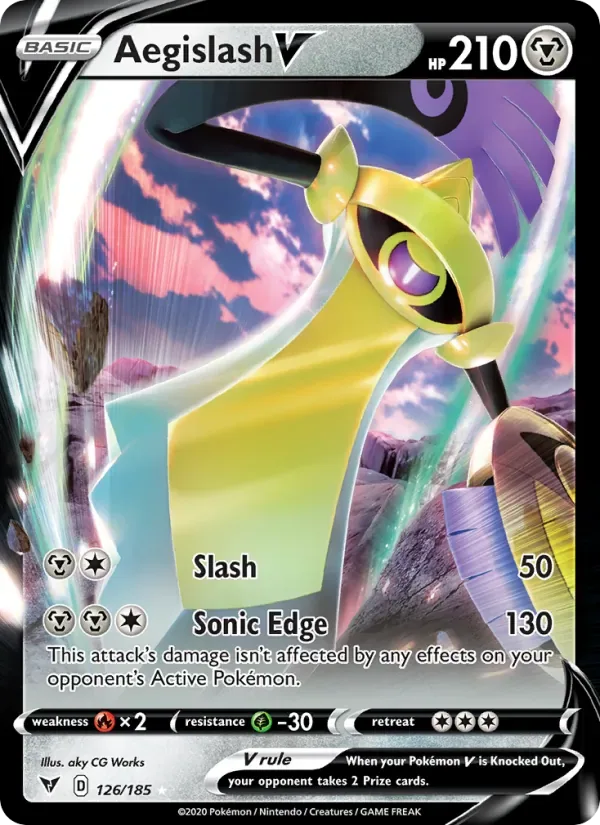 Aegislash V, Vivid Voltage