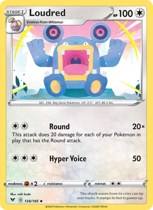 Loudred, Vivid Voltage