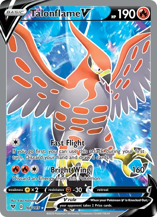 Talonflame V, Vivid Voltage