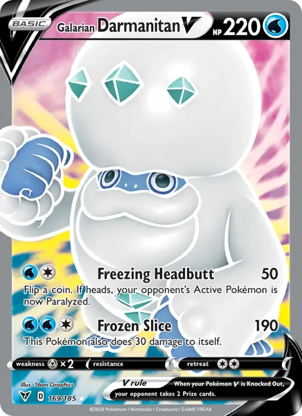 Galarian Darmanitan V, Vivid Voltage