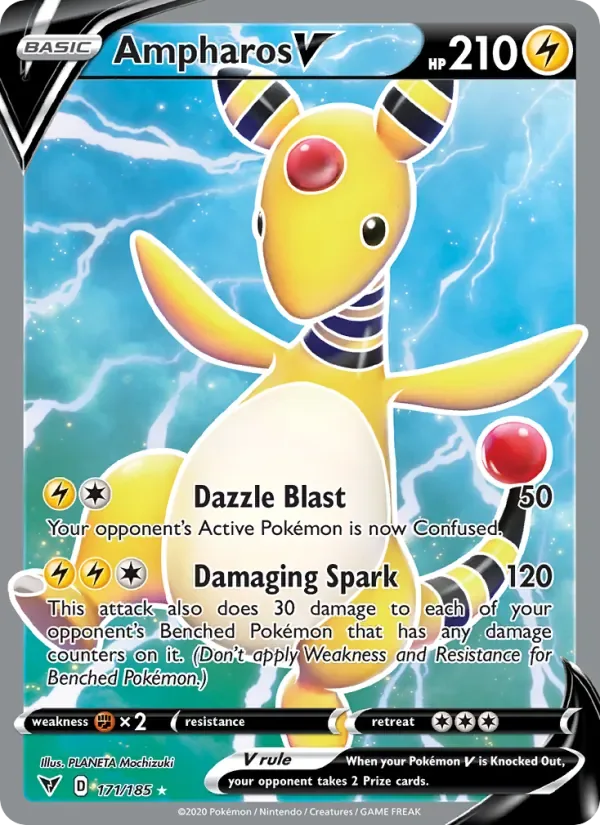 Ampharos V, Vivid Voltage