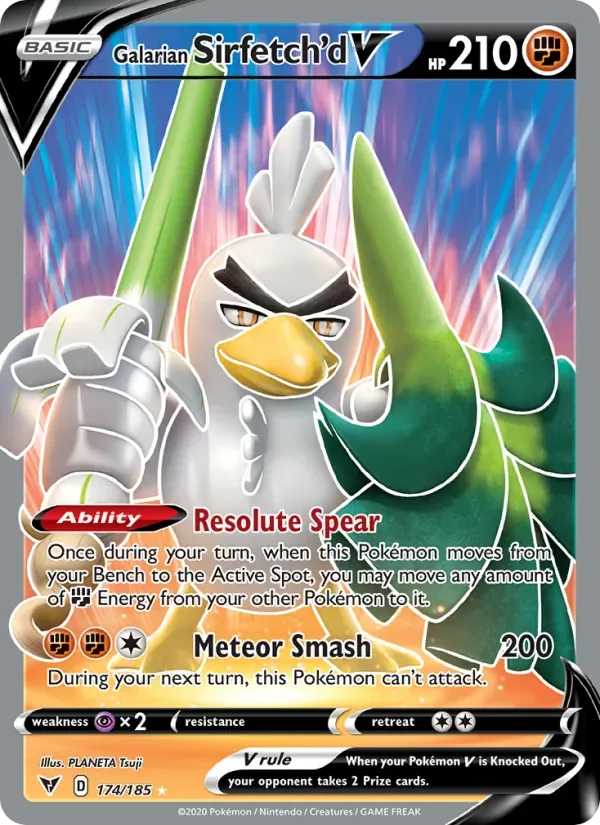 Galarian Sirfetch'd V, Vivid Voltage
