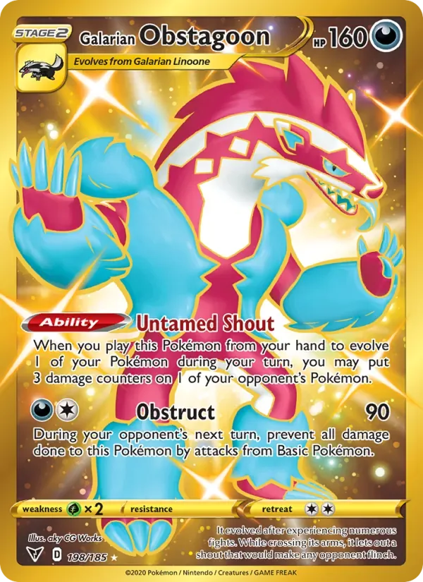 Galarian Obstagoon, Vivid Voltage